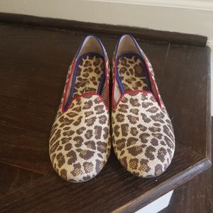 Rothys loafers, leopard print